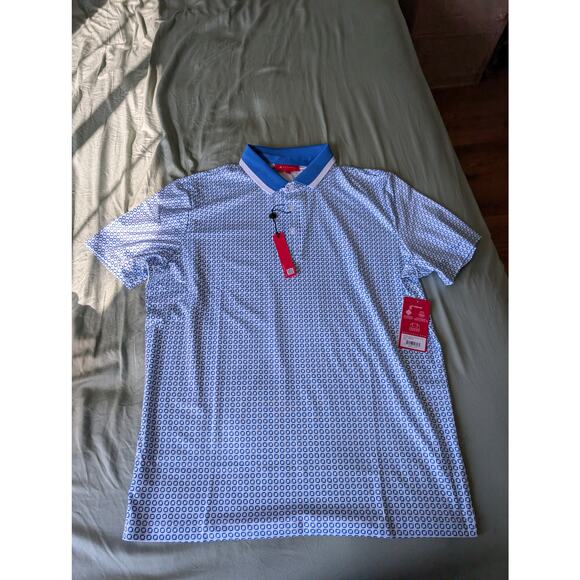 NWT Redvanly Devine Polo in Marine  size L - Picture 1 of 9